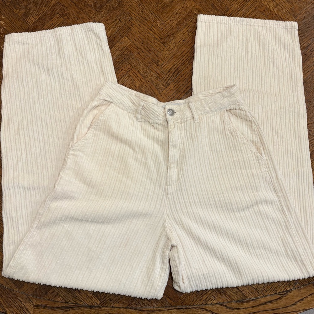 Zara Women’s Off-White Winter Flare Pants Sz.6